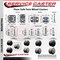Service Caster 2'' Gray Floor Safe Twin Wheel Casters 7/16 Grip Ring Stem , 4PK SCC-GR02S50-TPR-GRY-716176-4 - alternate 2